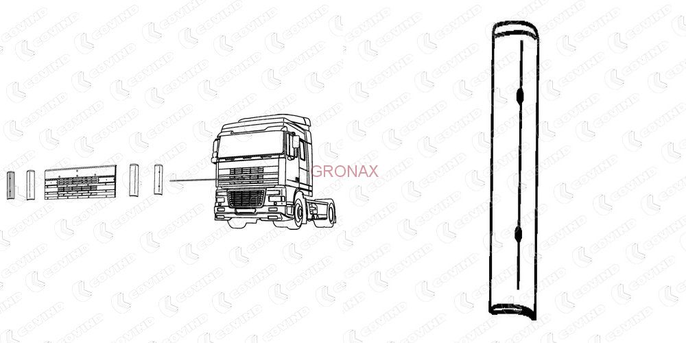 Дефлектор правый 95 XF