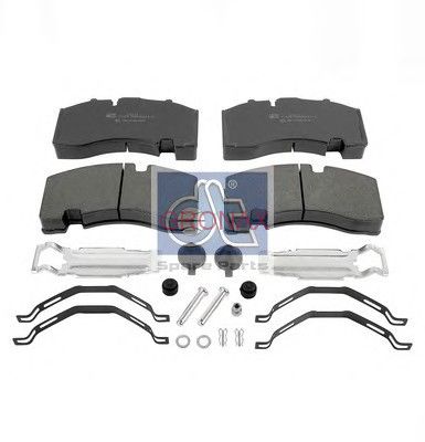 Комплект дисковых колодок 211x108x30