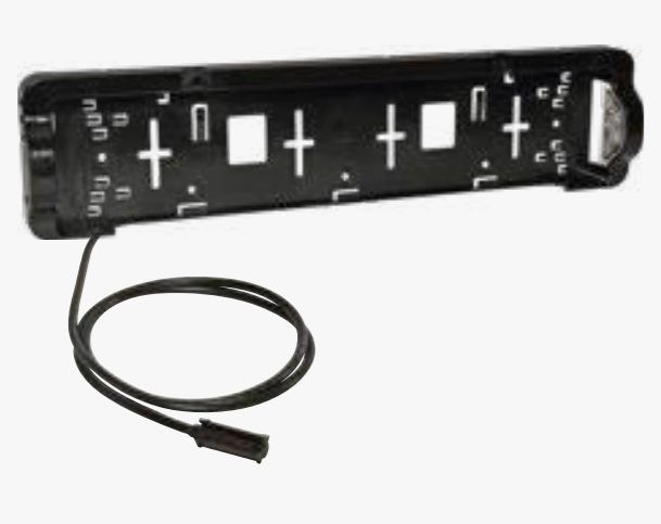 рамка номерного знака с led подсветкой кабель 1 м p&r ASPOECK (АСПЕК)