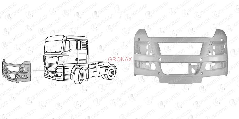 Бампер TGX