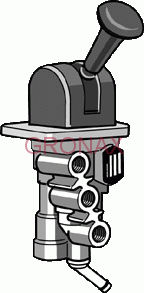 Кран тормозной ручной 8-10 бар