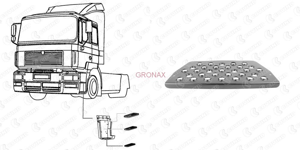 Ступенька подножки M/F 2000