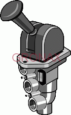 Кран тормозной ручной