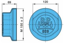 Крышка ступицы M150x2